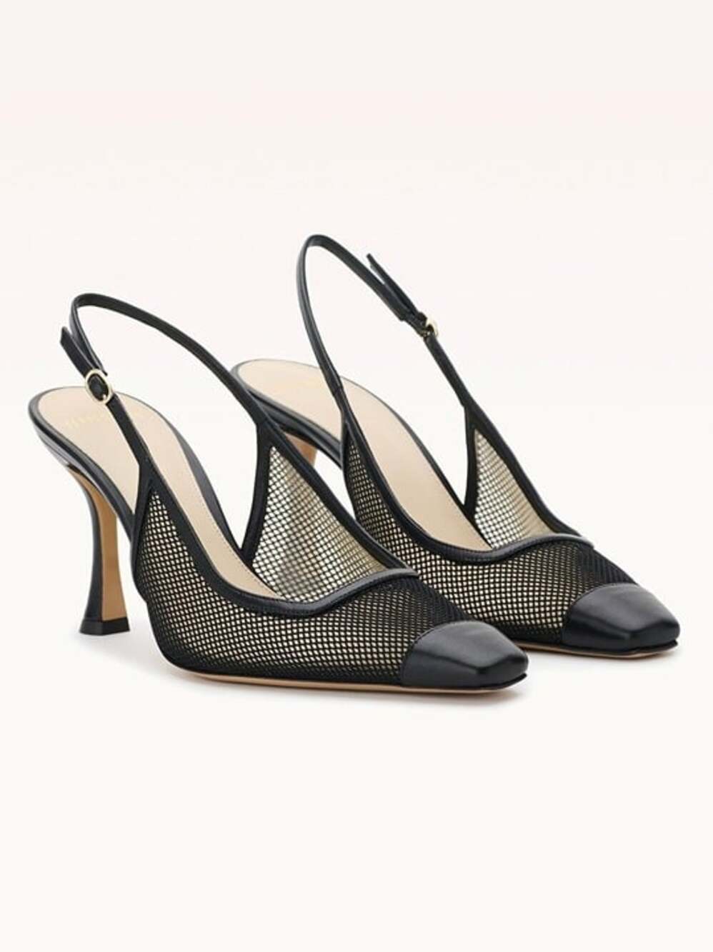 Alexandre Birman Women's Olivia Mesh 85 Slingback Pumps Size 39.5 (MSRP $695)